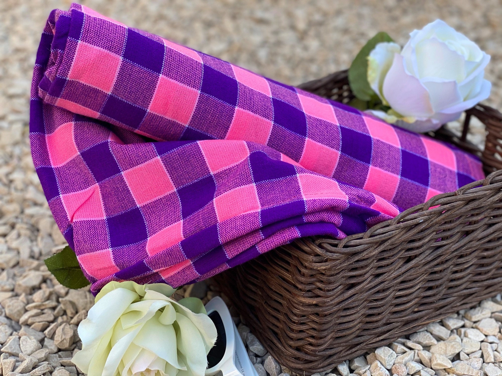 Original KENYA MAASAI CLOTH Woven Masai Shuka Blanket Etsy