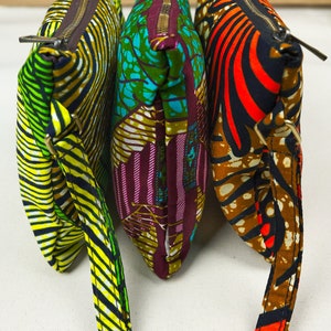 Sac hobo imprimé africain bracelet assorti Grand sac à bandoulière Pochette de voyage Sac de voyage africain Grand sac à bandoulière Sac bohème croissant image 10