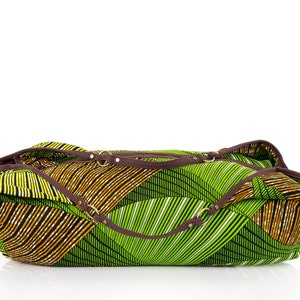 Borsa Hobo con stampa africana Bracciale abbinato / Borsa a tracolla grande / Custodia da viaggio / Borsa da notte africana / Borsa a tracolla grande / Borsa Boho Crescent immagine 7