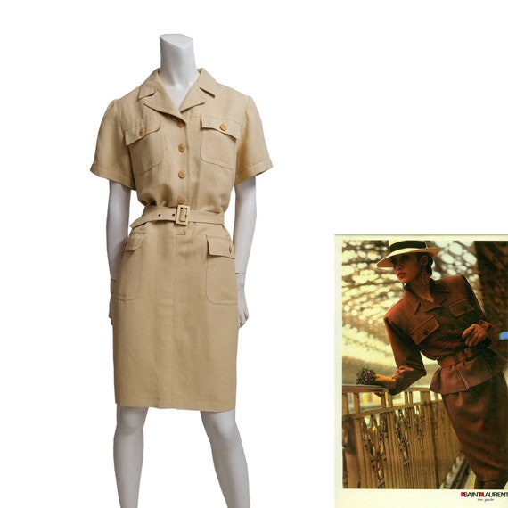 Saharienne yves saint laurent vintage new arrivals