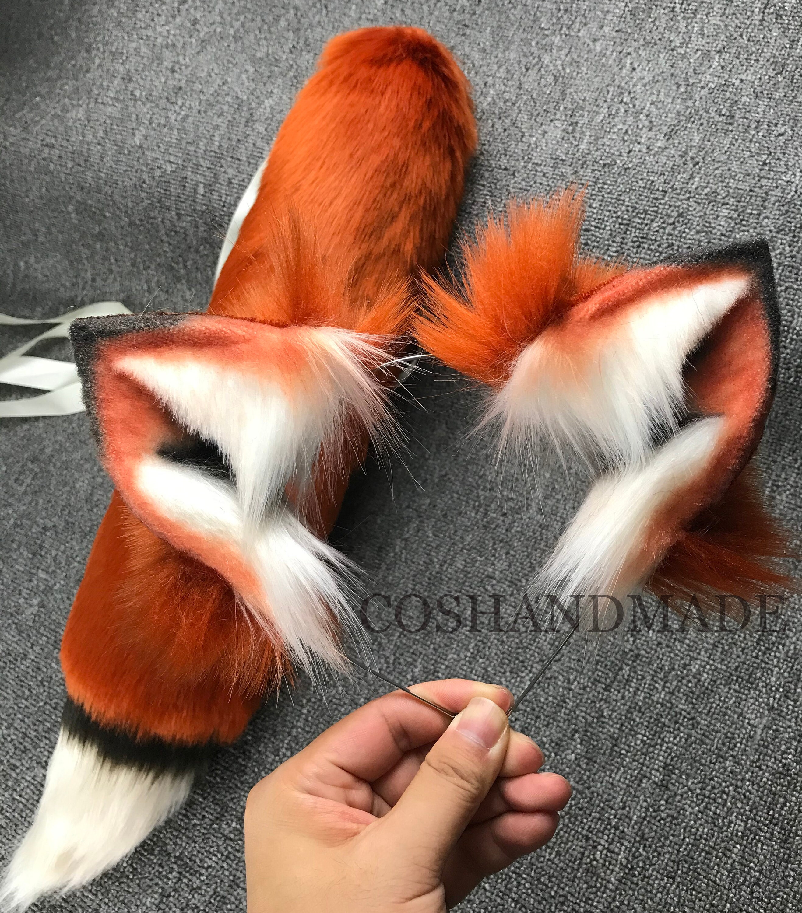 Bandeau Oreilles De Chat En Fausse Fourrure | Accessoire Cosplay Pour Halloween, Noël, Fêtes, Réglable Et Doux