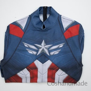 Captain America Jumpsuit Sam Wilson Captain America Brave New World Bodysuit Costume Cosplay Costume
