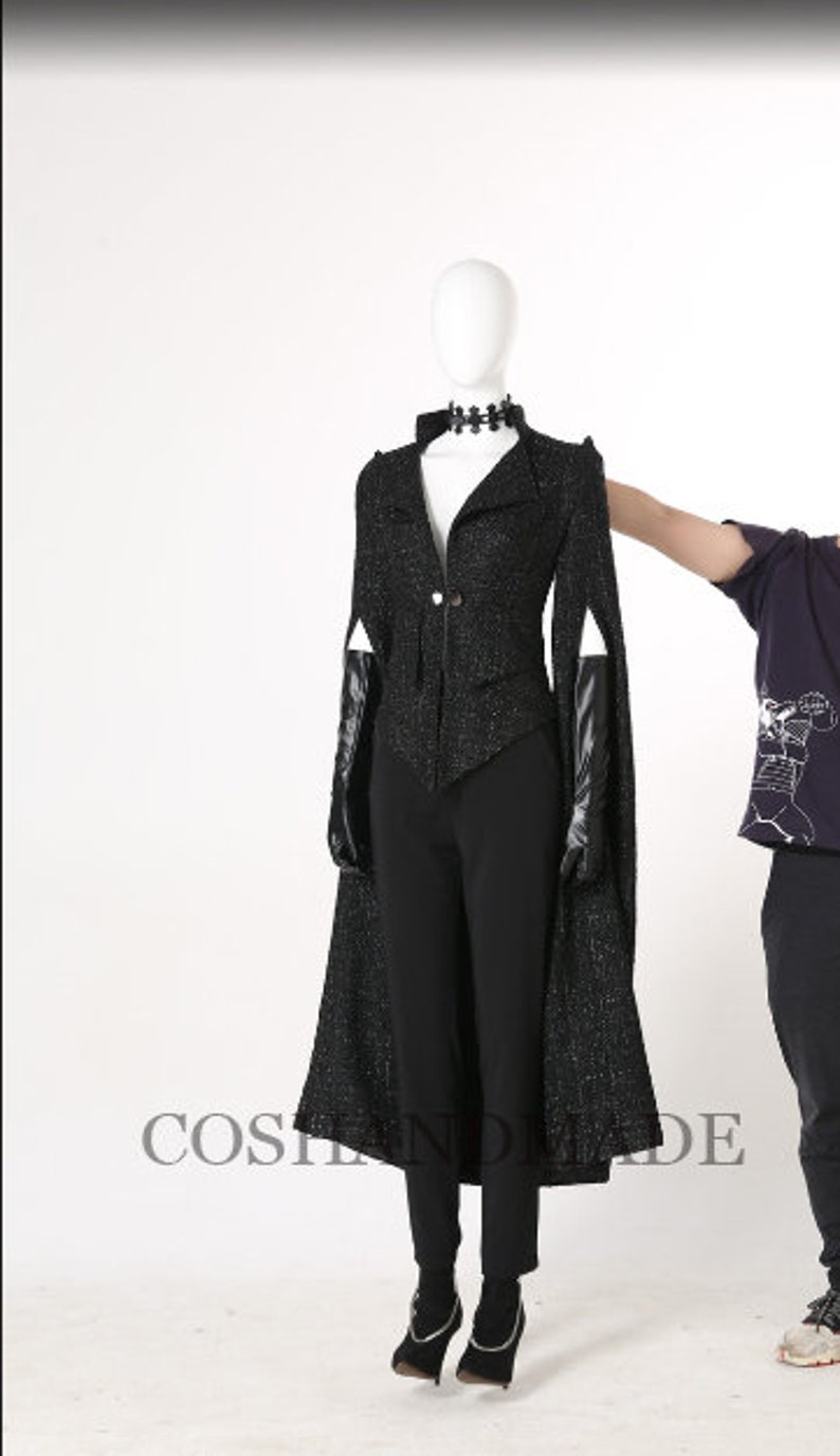 Cruella Deville Dress Cruella Black Dress Cosplay Costume Etsy