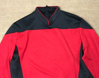 TNG Uniform  Red Shirt Starfleet Cosplay Uniforms Cosplay Shirt