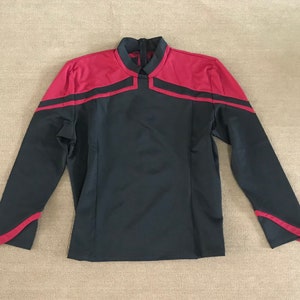 S-Trek Uniform DS9 Star Trek Cosplay Costume Picard Uniform Startfleet Red Shirt
