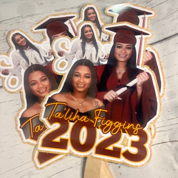 Graduation Fan, Grad Fan, Custom Fan