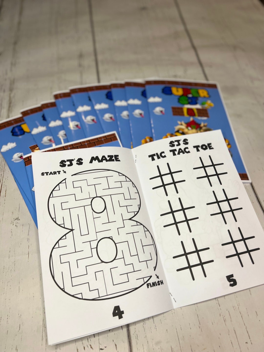 Super Mario Coloring Book, Mario Bros Coloring Book, Mario Party Favors, Custom Coloring Book ...