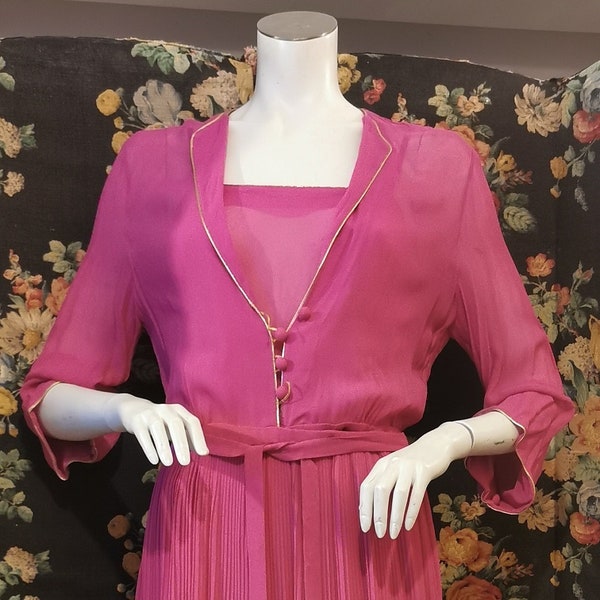 Christian Dior chiffon dress