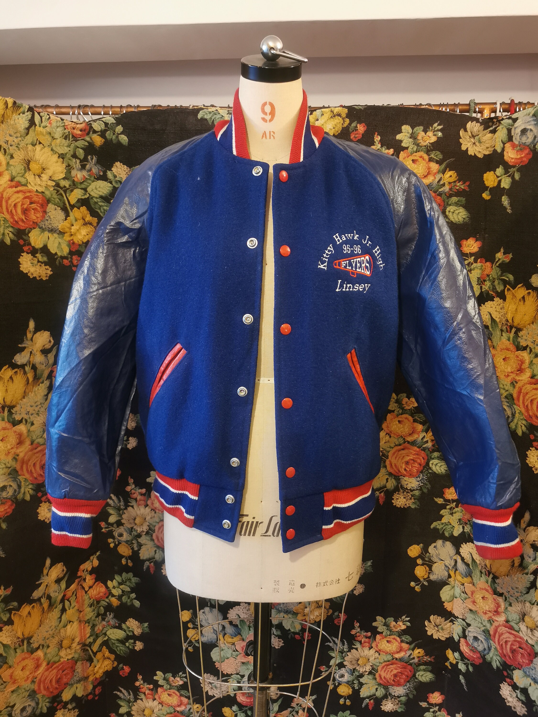 90s American Vintage Cheerleading Varsity Bomber Jacket | NCA
