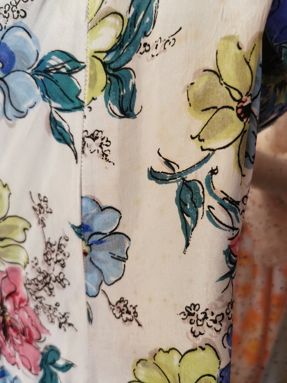 1930s Cut Work Flower Summer Gown main image 1