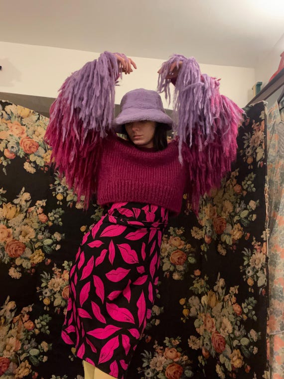 トップス DRIES VAN NOTEN :Alpaca wool shaggy knit Dries Van Noten alpaca shaggy knit