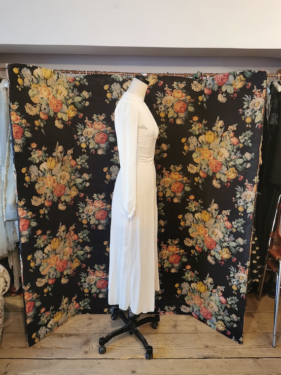 1940's tea length bridal gown - image 6