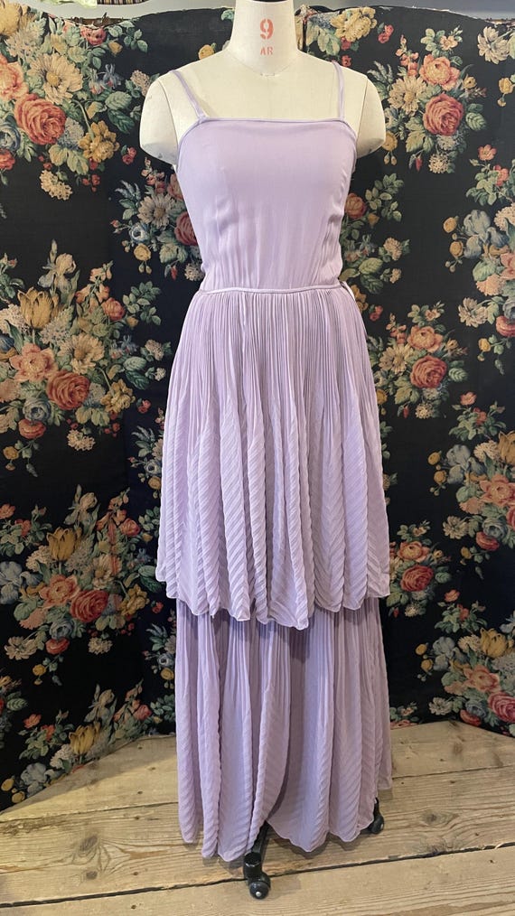 fall chic dress Tea-length pastel Pink Floral dress, Glow-Up XXL / 12 / Pink Floral main image 1