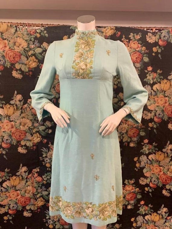turquoise winter dress Lumi Maxi Dress