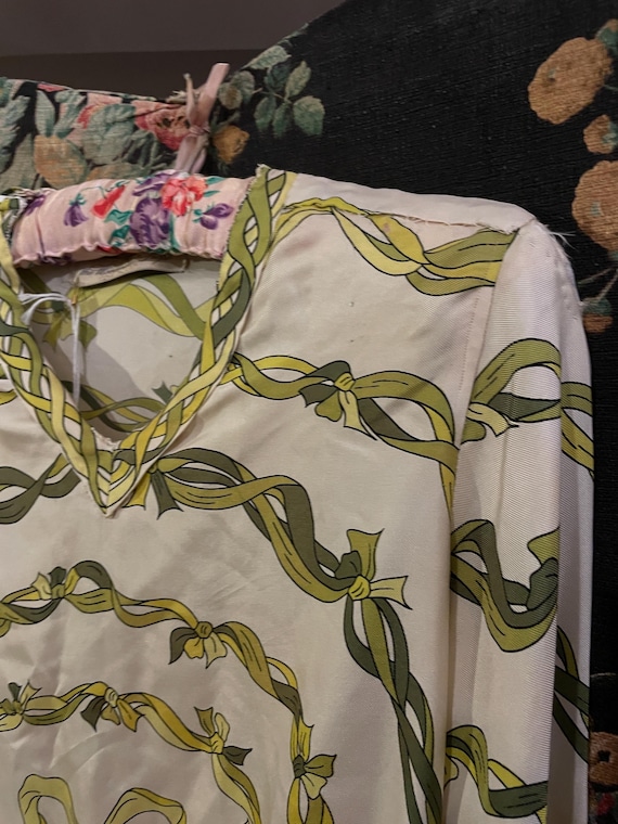 Vintage 1970s Emilio Pucci silk blouse, designer, bow… - Gem