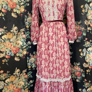Vintage Angela Gore Prairie Dress 10