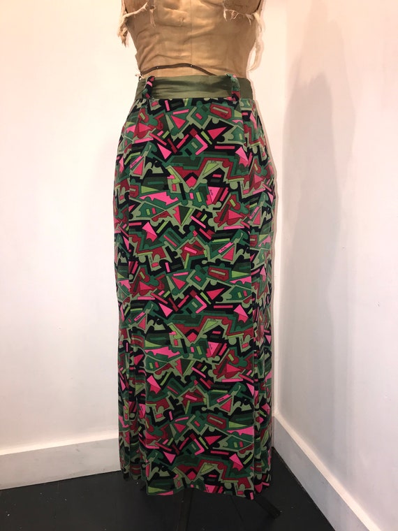 Emilio Pucci 1960s Velvet Maxi Skirt