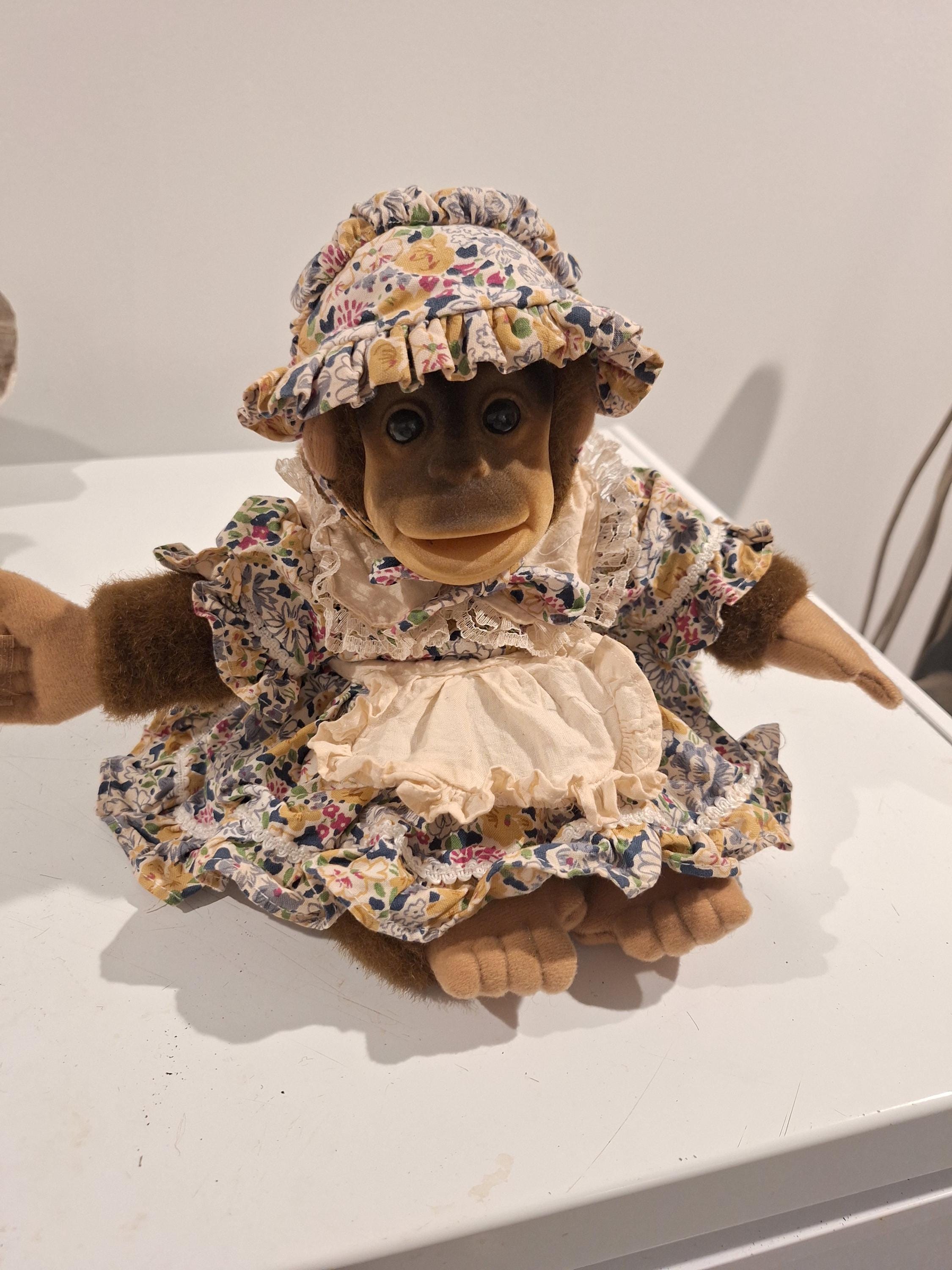 Vintage Hosung Monkey Puppet - Etsy