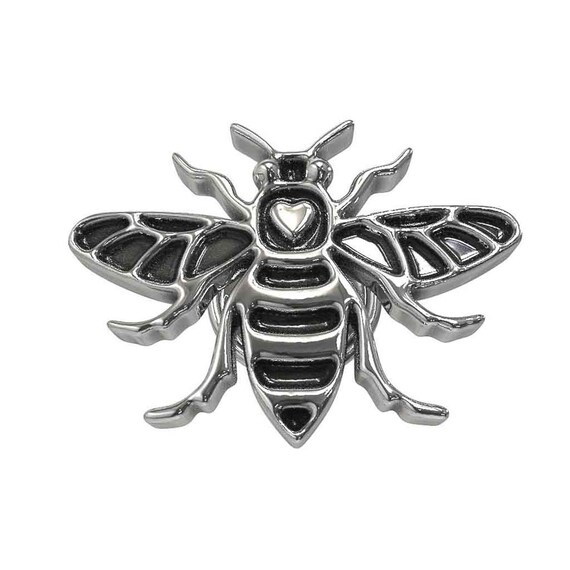 Manchester Abeja Joyería Colgante Plata Esterlina 925 con cadena