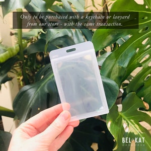 SUPPORT D'IDENTIFICATION EN PLASTIQUE à clip solide pour votre badge de travail | titulaire de la carte du personnel en plastique dur | vitrine rigide de protection