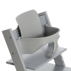 Baby Set Compatible with Stokke Tripp Trapp Highchair Silver