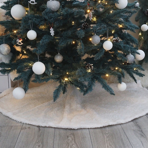 Faux Fur Tree Skirt Etsy