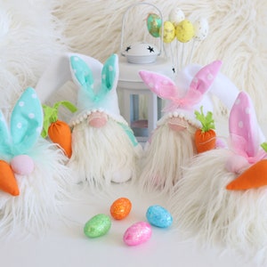 Easter Gnome, Easter Decor, Pink Gnome, Scandinavian Gnome, Spring Gnome, Easter Decorations, Bunny Easter, Bunny Gnome