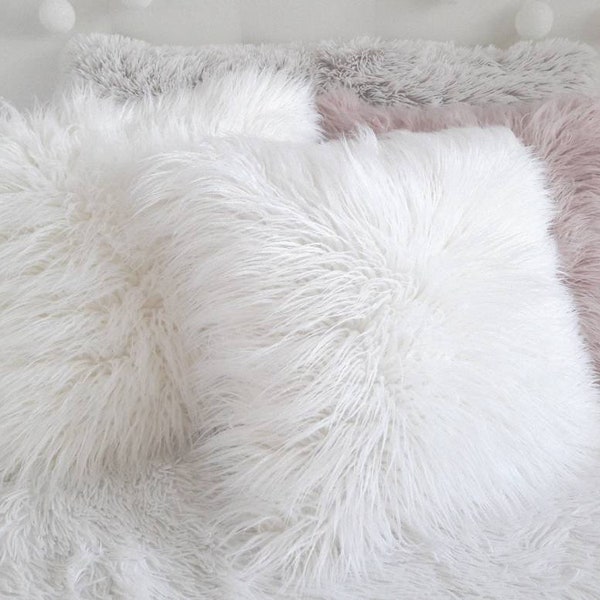 Faux Fur Pillow - Etsy