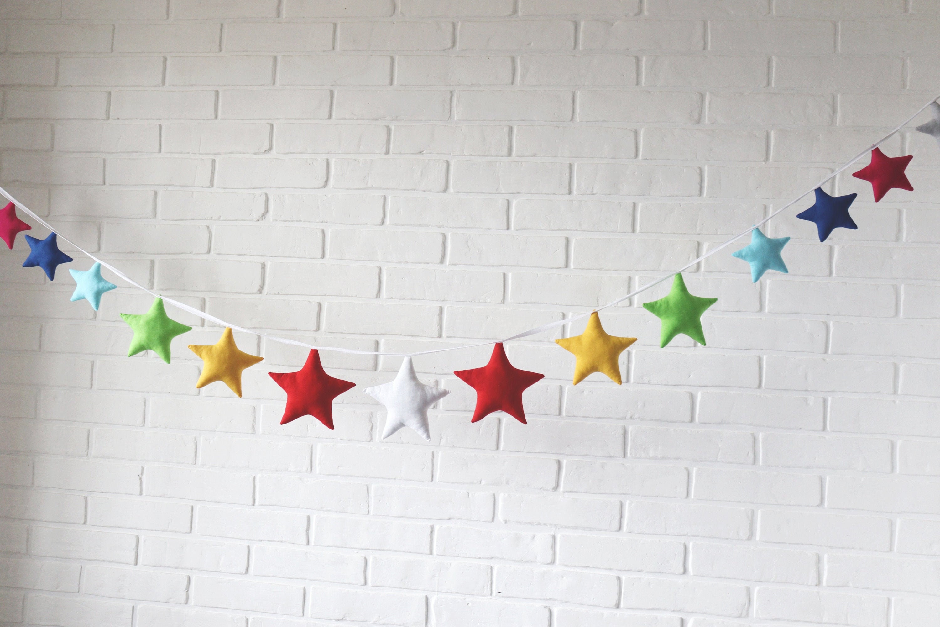 Stars Garland Nursery Nursery Garland Kids Room Decor Girl Etsy