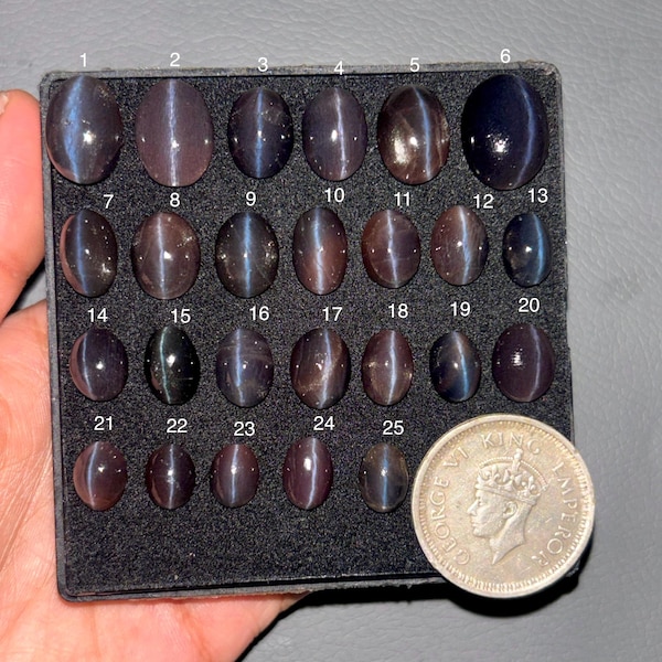 Spectrolite Cat’s Eye Gemstone, A One Quality 100% Natural Spectrolite Cat’s Eye Cabochon Loose Gemstone For Making Jewellery