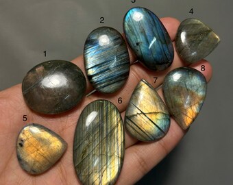 Labradorite Gemstone, 100% Natural A One Quality Cabochon Loose Gemstone For Making Jewellery SM-31