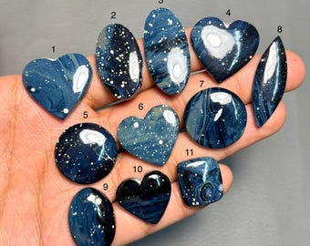 Blue Leland Gemstone AAA+ Quality Blue Leland Cabochon Loose Gemstone For Making Jewellery SM-142