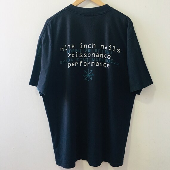 Vintage Nine Inch Nail 90s Dissonance Performance - Etsy Vintage Nine Inch Nail 90s Dissonance Performance - Etsy