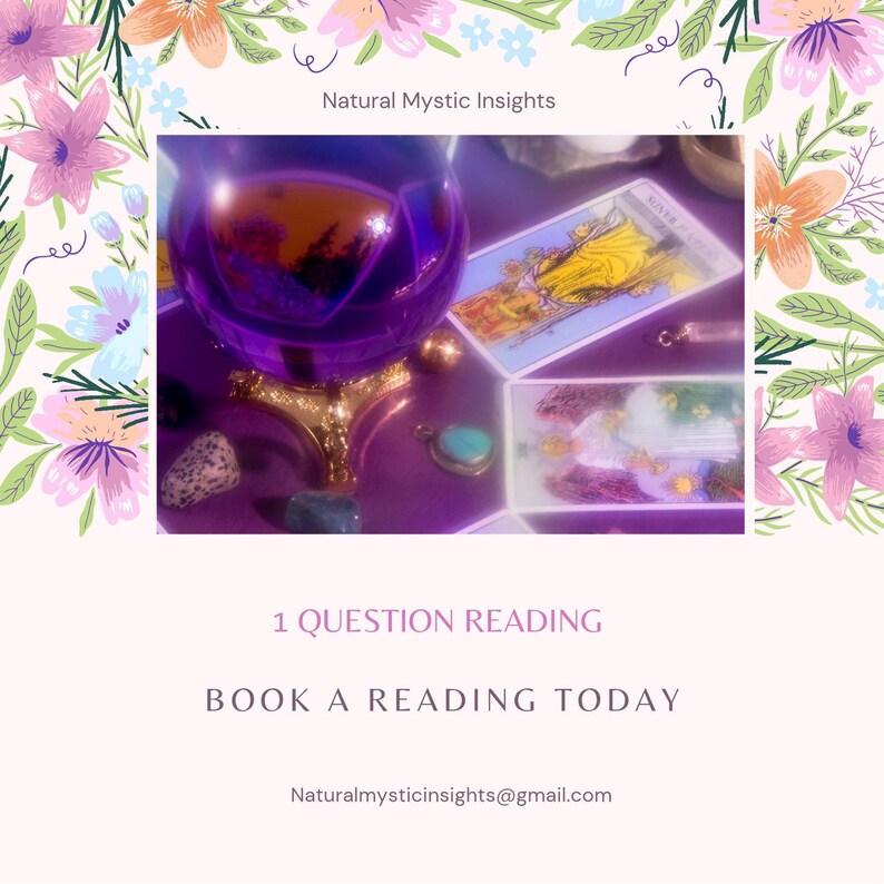 1 Question Tarot Reading Etsy