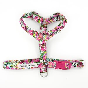 Handmade Dog Harness- Y Shaped Dog Harness- Boy Dog Harness- Strong Dog Harness- Tartan Dog Harness- Floral Dog Harness- Girl Dog Harness