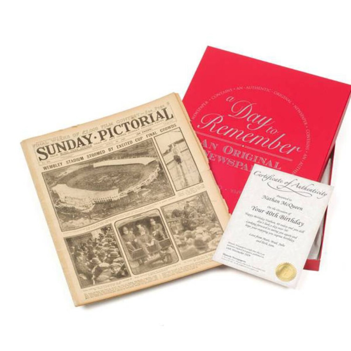 60th Birthday Original Newspaper Birthday Gifts Etsy