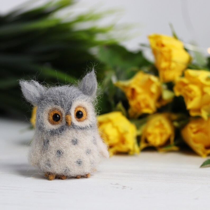 Needle Felted Tutorial Owl VIDEO TUTORIAL Etsy