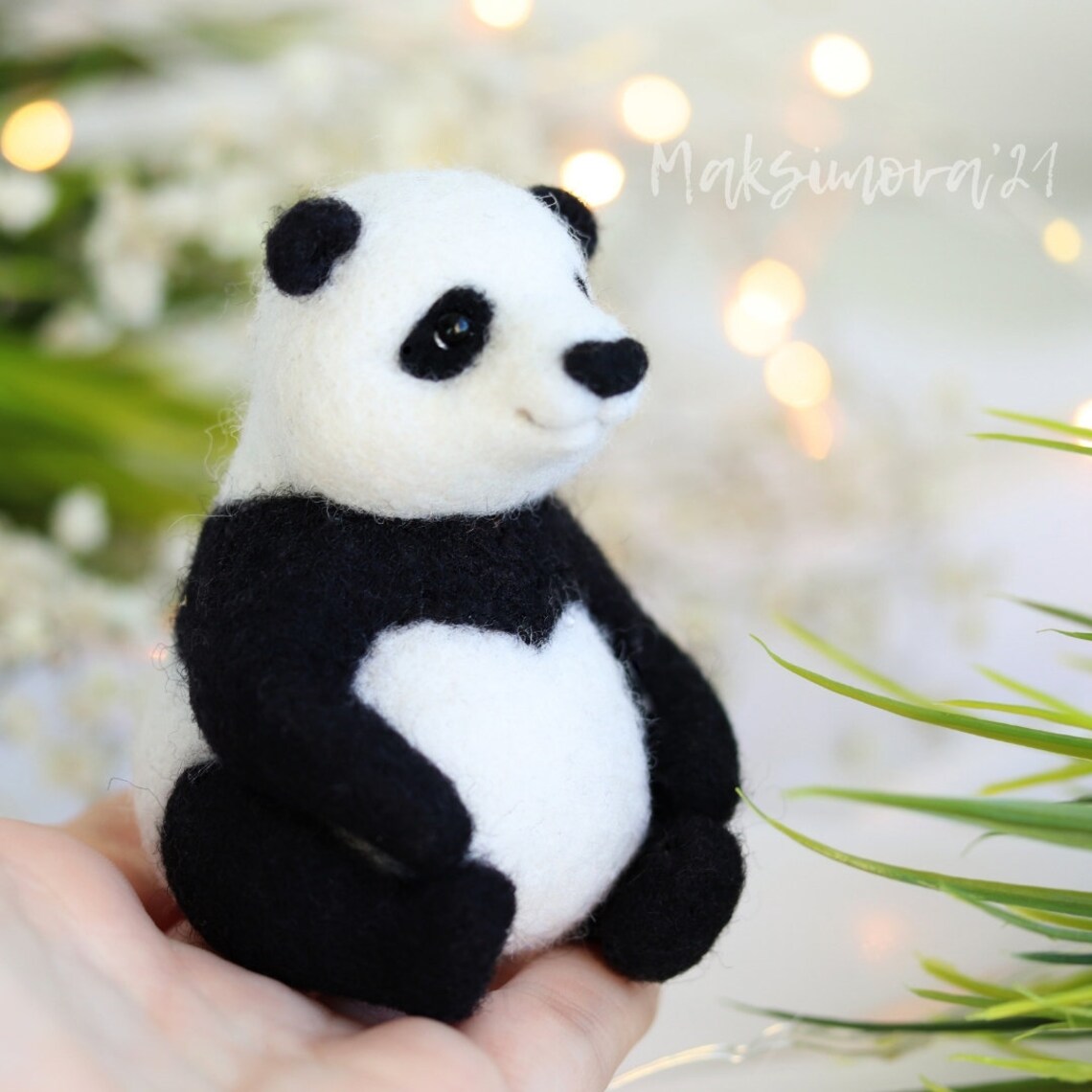 Needle Felting Tutorial Panda bear Digital Etsy
