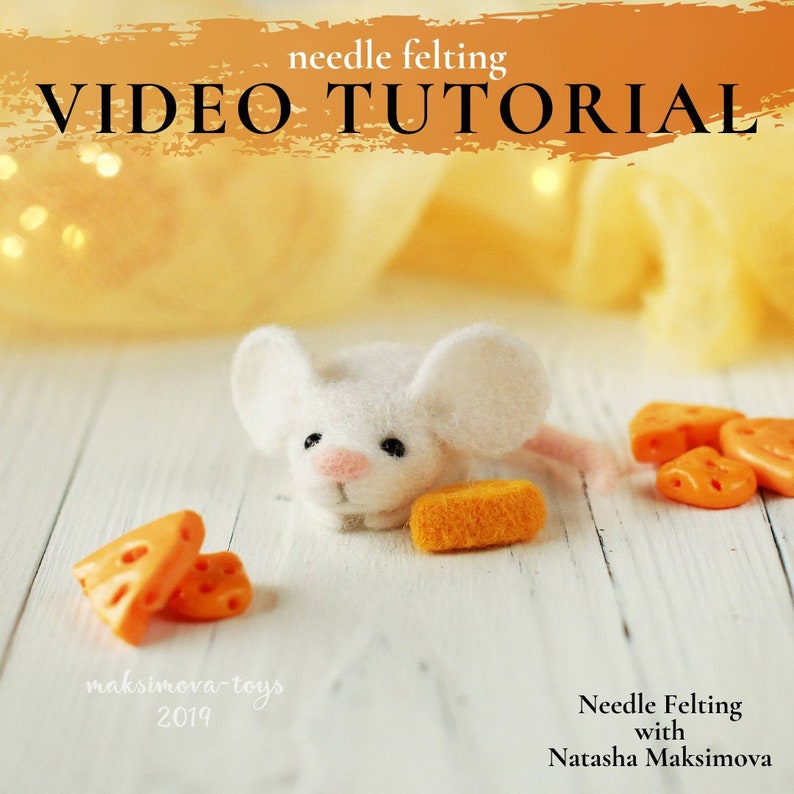 Needle Felting Tutorial a Little Mouse and Etsy