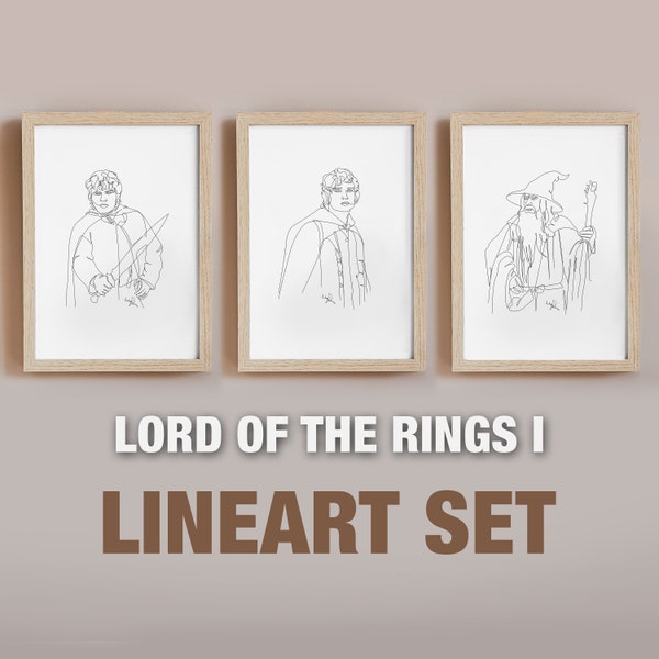LOTR I - Lineart Set