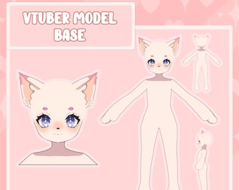 VRoid Base Model | Furry/Cat Girl | Vtuber Base Model