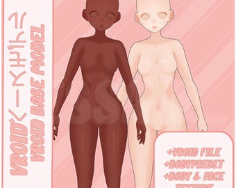 VRoid Base Model | Girl/Female Vroid Base | Vtuber base model