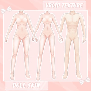 VRoid DOLL Körpertextur | Puppe/Mannequin Vroid-Körpertextur | Vroidstudio, Vtubing, Körpertextur