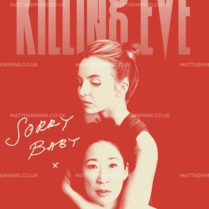 Sorry Baby Fine Art Print Killing Eve's Jodie Comer and Sandra Oh image 5