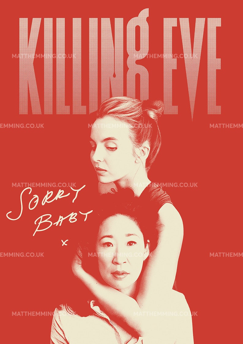 Sorry Baby Fine Art Print Killing Eve's Jodie Comer and Sandra Oh image 5