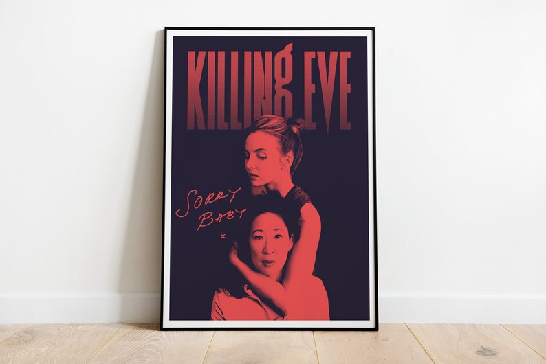 Sorry Baby Fine Art Print Killing Eve's Jodie Comer and Sandra Oh image 1