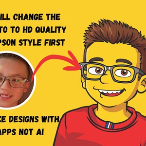 Custom Cartoon Birthday Invitation: Personalized Digital Party Invite image 4