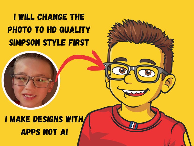 Custom Cartoon Birthday Invitation: Personalized Digital Party Invite image 4