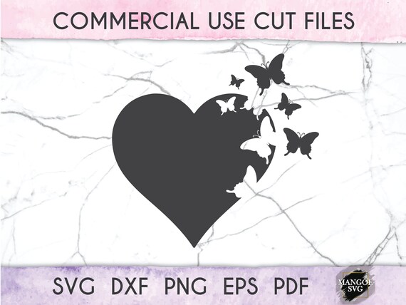 Download Heart Butterflies Svg Mom Heart Svg Mom Svg Heart Svg Etsy PSD Mockup Templates