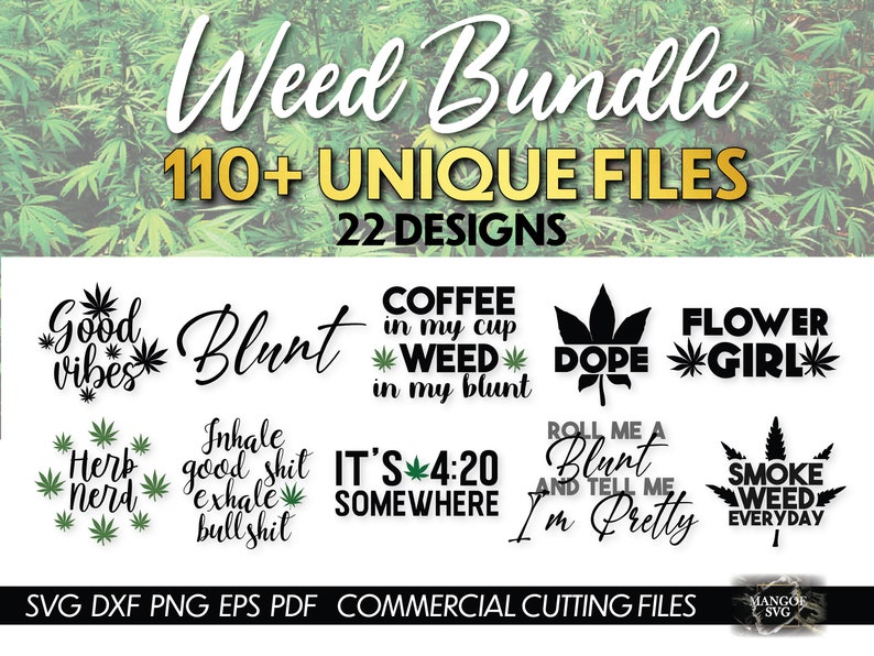 Download Weed Bundle SVG Dope Bundle SVG Cannabis 420 SVG File for ...